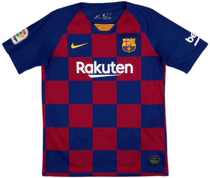 2019-20 Barcelona Home Shirt Messi #10 - 9/10 - (XL.Boys)