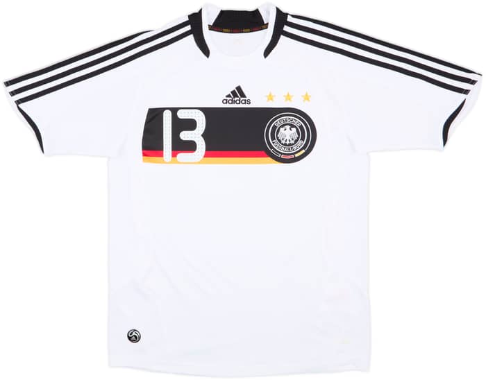 2008-09 Germany Home Shirt Ballack #13 - 7/10 - (L.Boys)