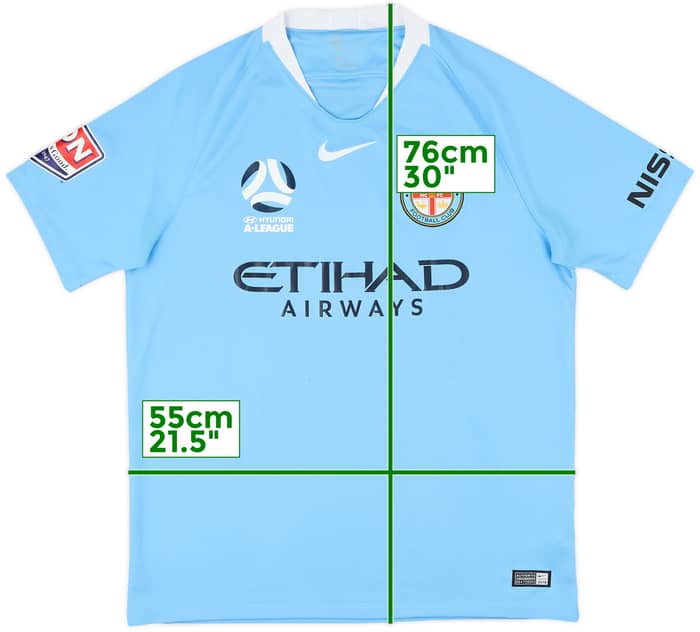 2018-19 Melbourne City Home Shirt - 8/10 - (L)