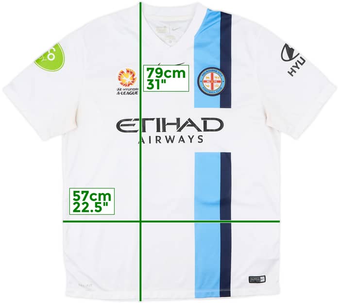2015-16 Melbourne City Home Shirt - 7/10 - (XL)