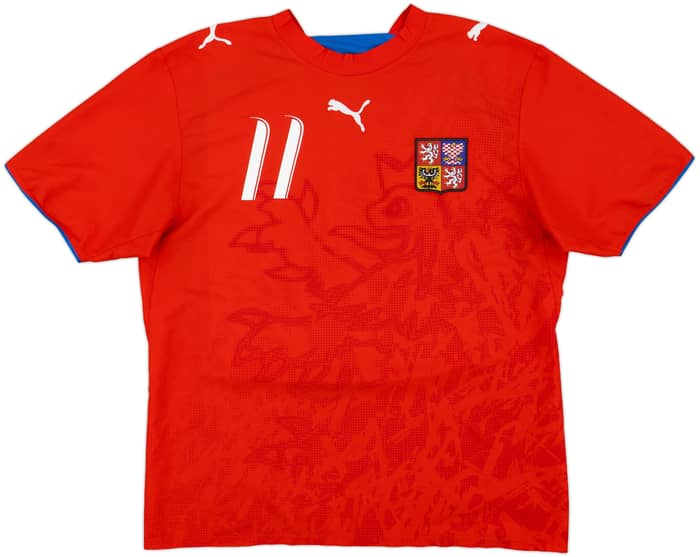 2006-08 Czech Republic Home Shirt Nedved #11 - 9/10 - (L)