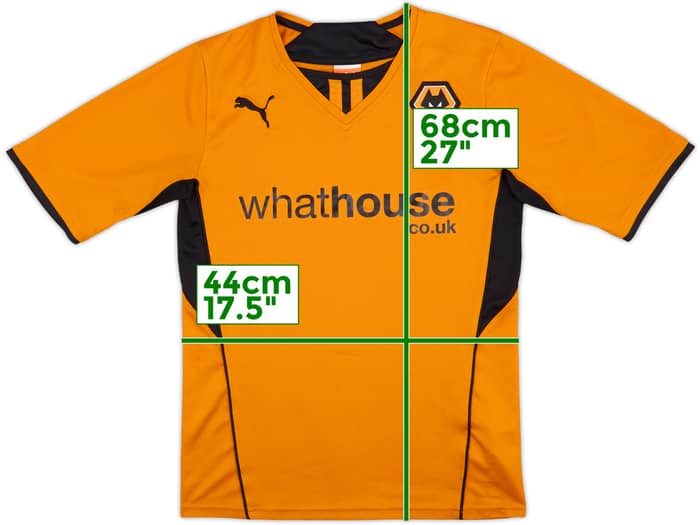 2013-14 Wolves Home Shirt - 7/10 - (S)