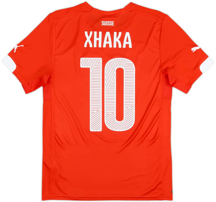 2014-15 Switzerland Home Shirt Xhaka #10 - 5/10 - (S)