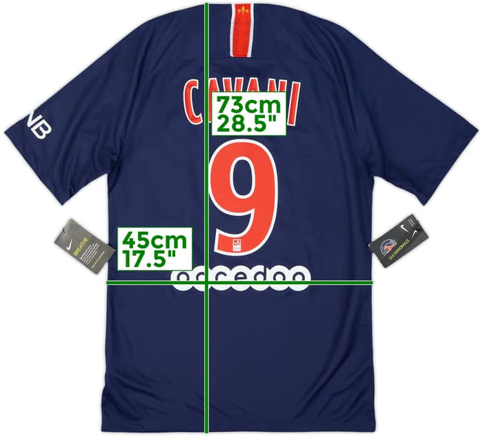 2018-19 Paris Saint-Germain Home Shirt Cavani #9 (S)