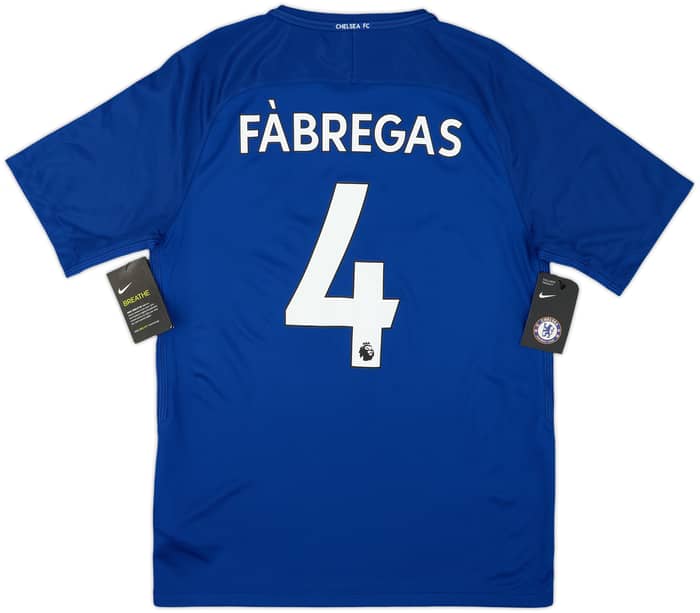 2017-18 Chelsea Home Shirt Fabregas #4 (M)
