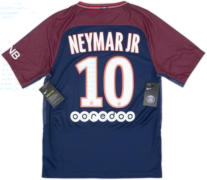 2017-18 Paris Saint-Germain Home Shirt Neymar Jr #10 (S)
