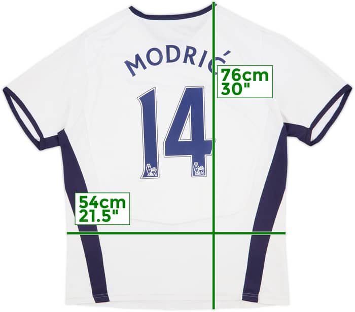 2008-09 Tottenham Home Shirt Modric #14 - 6/10 - (L)