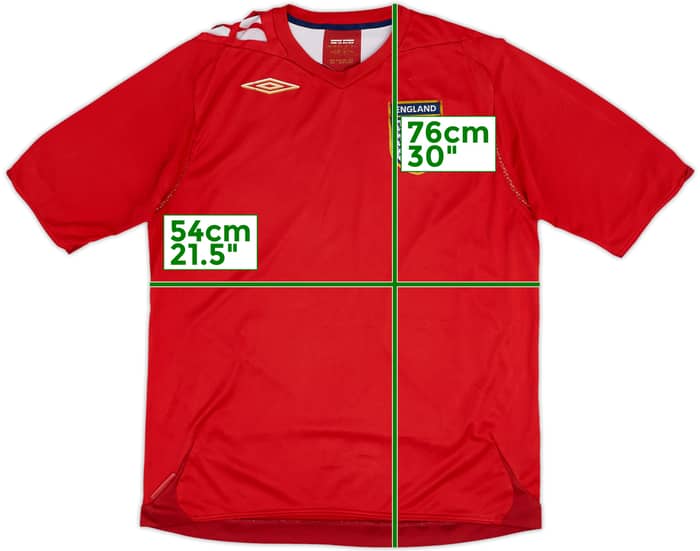2006-08 England Away Shirt - 5/10 - (L)