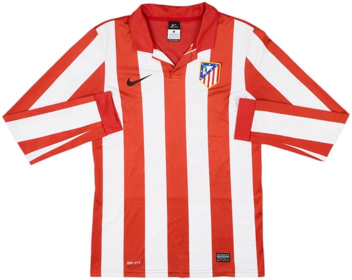 2009-10 Atletico Madrid Home L/S Shirt #15 - 4/10 - (S)
