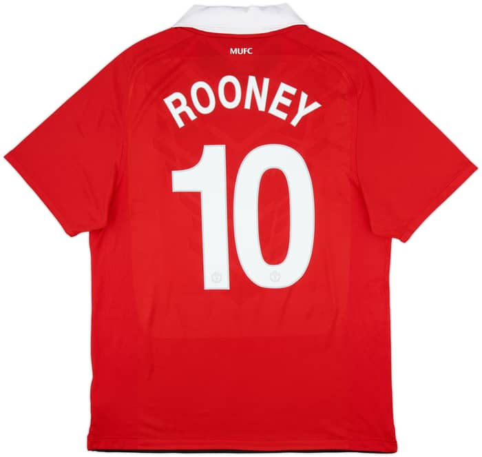 2010-11 Manchester United Home Shirt Rooney #10 - 5/10 - (L)