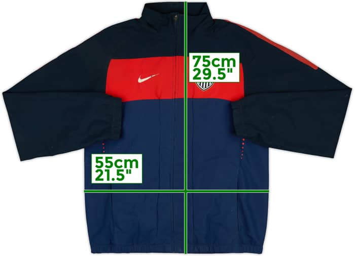 2010-12 USA Nike Track Jacket - 4/10 - (M)