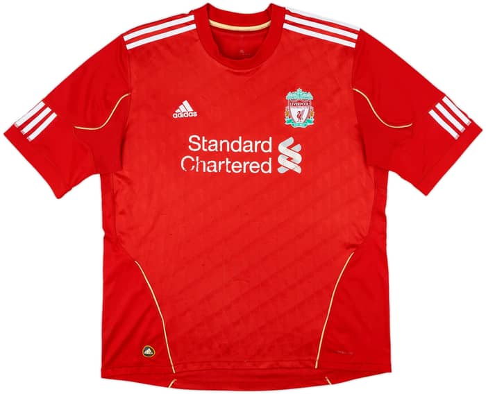 2010-12 Liverpool Home Shirt Gerrard #8 - 5/10 - (XL)