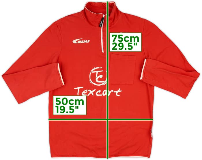 2006-07 Carpi Gems 1/4 Zip Drill Top - 6/10 - (L)