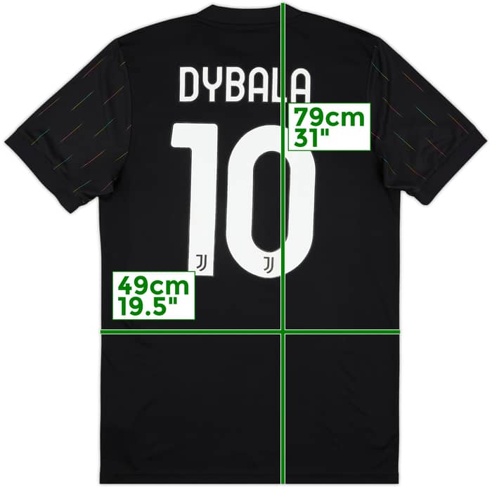 2021-22 Juventus Away Shirt Dybala #10 - 6/10 - (M)