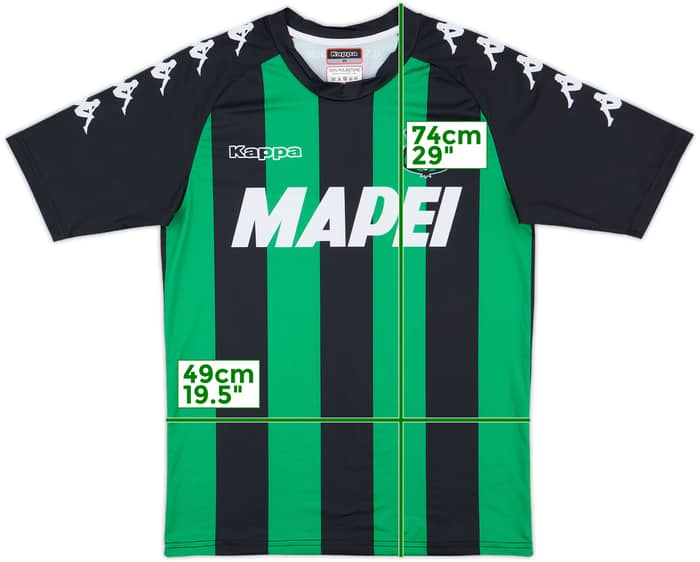 2017-18 Sassuolo Basic Home Shirt - 10/10 - (M)