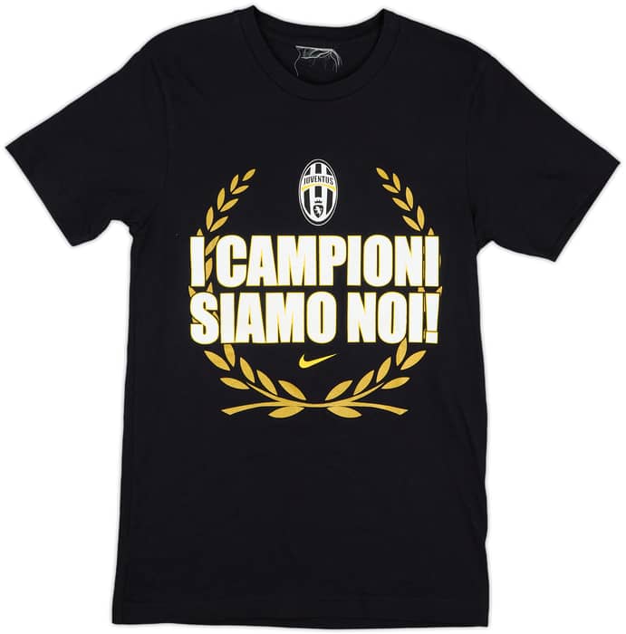2012-13 Juventus Nike 'I Campioni Siamo Noi' Graphic Tee - 8/10 - (XL.Boys)