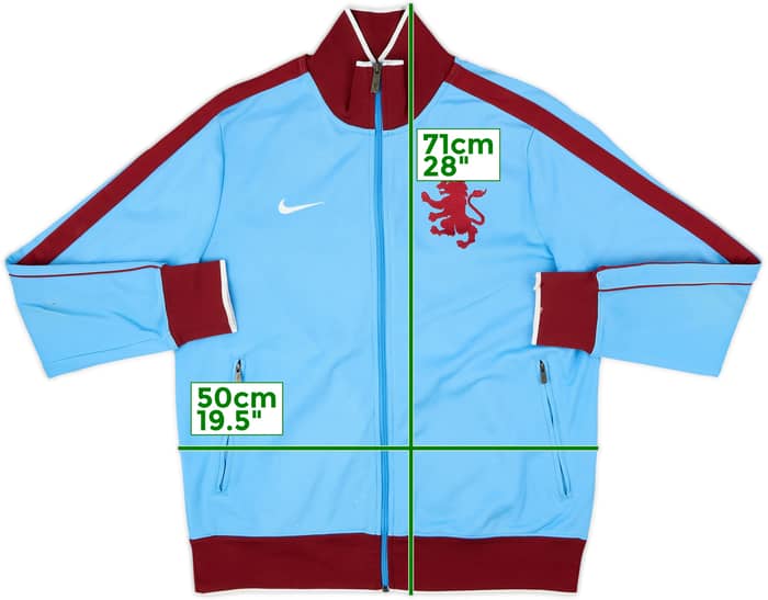 2010-11 Aston Villa Nike Track Jacket - 8/10 - (L)
