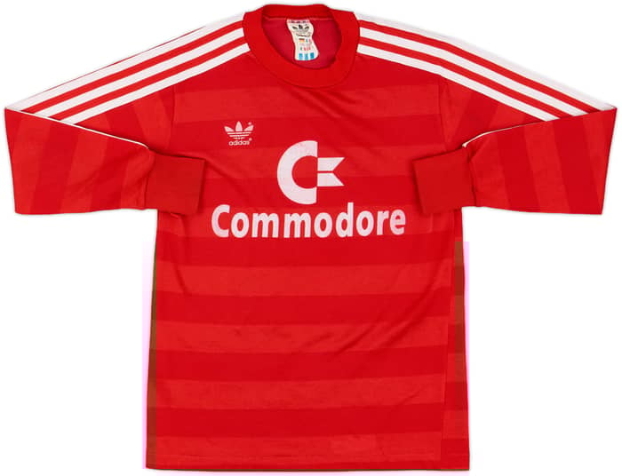 1984-89 Bayern Munich Home L/S Shirt #5 - 7/10 - (XS)