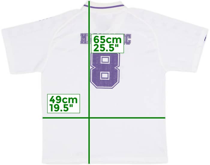 1996-97 Real Madrid Taquy Home Shirt Mijatovic #8 - 6/10 - (M.Boys)