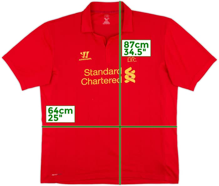 2012-13 Liverpool Home Shirt - 5/10 - (3XL)