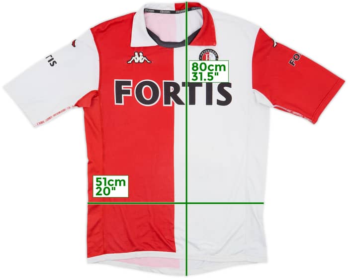2005-06 Feyenoord Home Shirt - 4/10 - (XL)