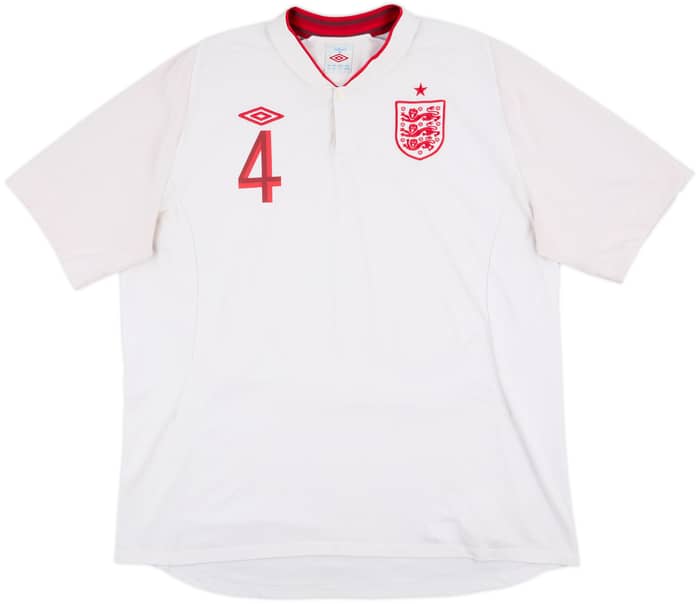 2012-13 England Home Shirt Gerrard #4 - 8/10 - (3XL)