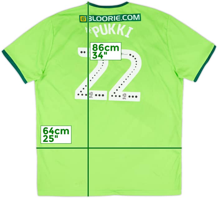 2018-19 Norwich Third Shirt Pukki #22 - 8/10 - (6XL)