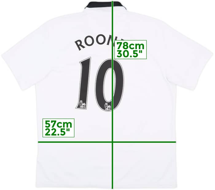 2014-15 Manchester United Away Shirt Rooney #10 - 6/10 - (XL)