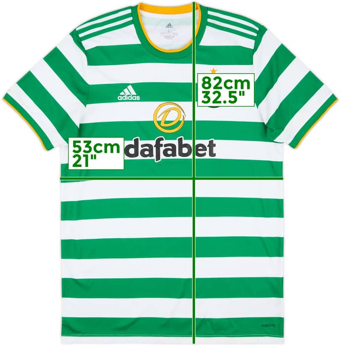 2020-21 Celtic Home Shirt - 7/10 - (L)