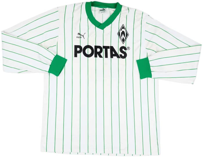 1987-88 Werder Bremen Match Issue Home L/S Shirt #2