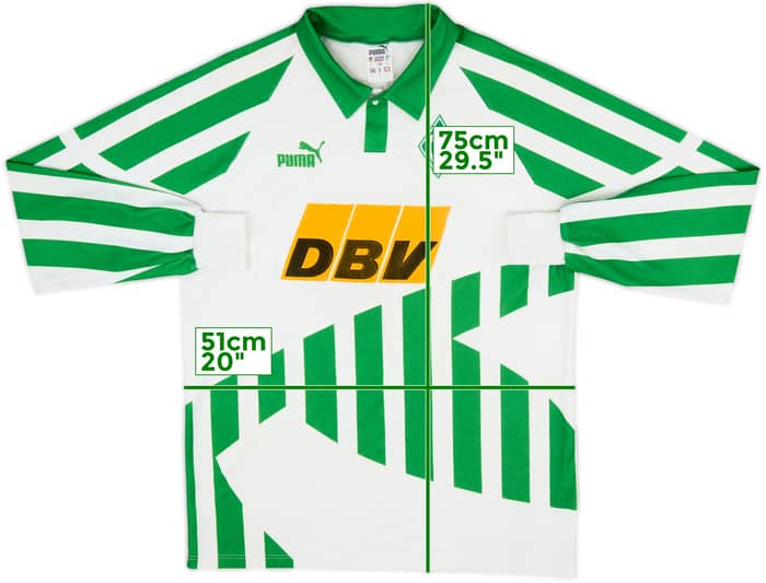 1994-95 Werder Bremen Home L/S Shirt - 6/10 - (L)