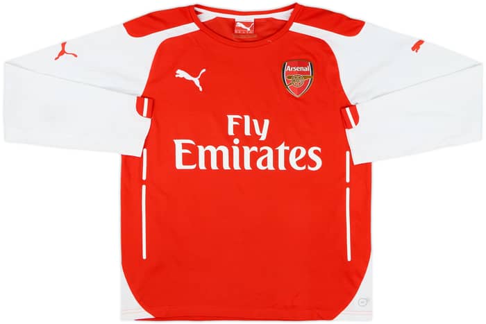 2014-15 Arsenal Home L/S Shirt Ozil #11 - 8/10 - (XL.Boys)