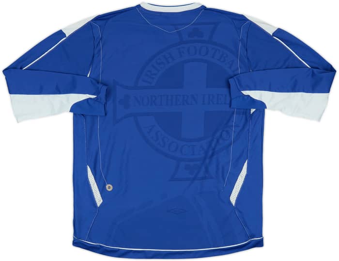 2006-08 Northern Ireland Away L/S Shirt - 4/10 - (L)