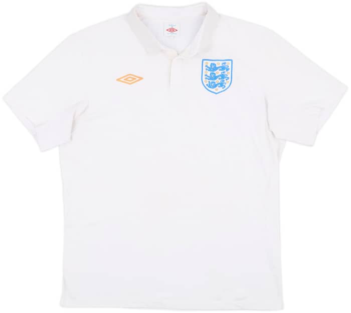 2009-10 England Home Shirt - 4/10 - (L)