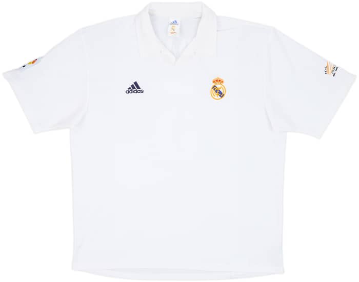 2001 Real Madrid Home Shirt Zidane #5 - 7/10 - (XL)