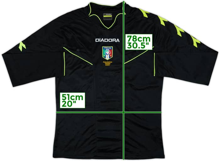 2000s Italy Diadora Referee L/S Shirt - 7/10 - (L)