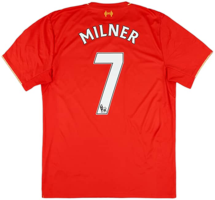 2015-16 Liverpool Home Shirt Milner #7 - 5/10 - (M)