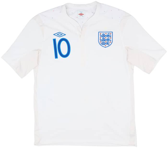 2010-11 England Home Shirt Rooney #10 - 6/10 - (L)