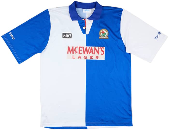 1995-96 Blackburn Home Shirt Shearer #9 - 8/10 - (XL)
