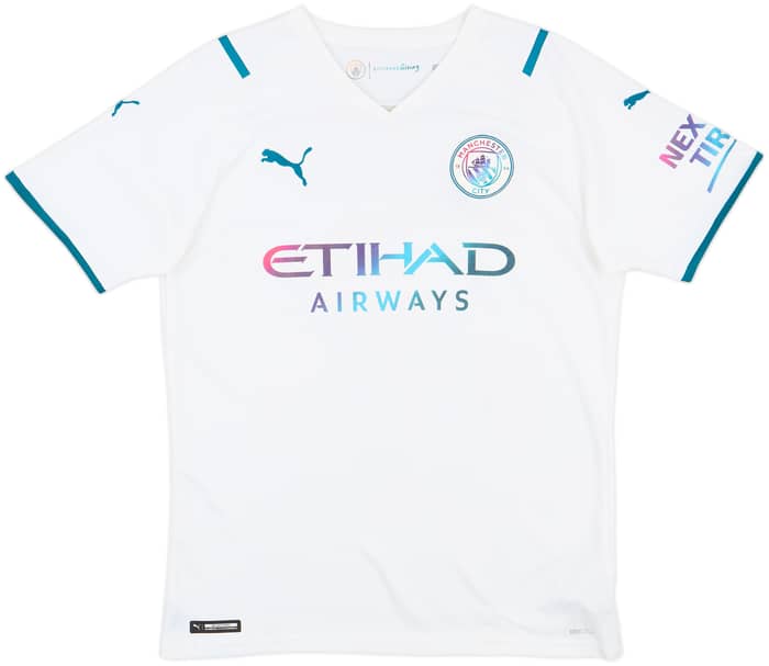 2021-22 Manchester City Away Shirt De Bruyne #17 - 8/10 - (M)