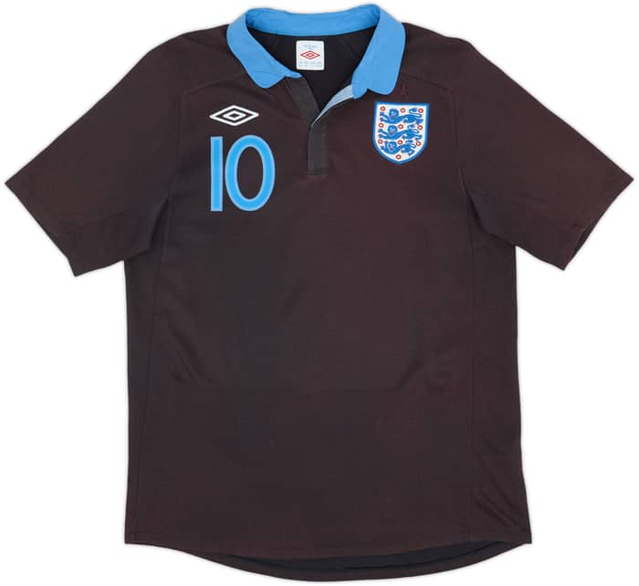 2011-12 England Away Shirt Rooney #10 - 5/10 - (L)