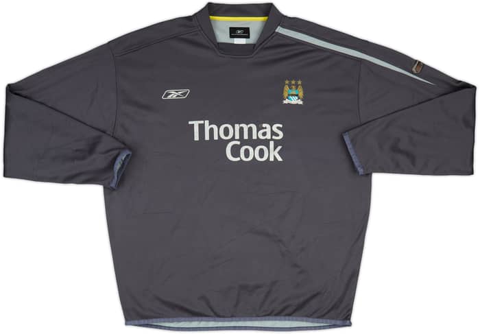 2005-06 Manchester City Reebok Sweat Top - 4/10 - (XL)
