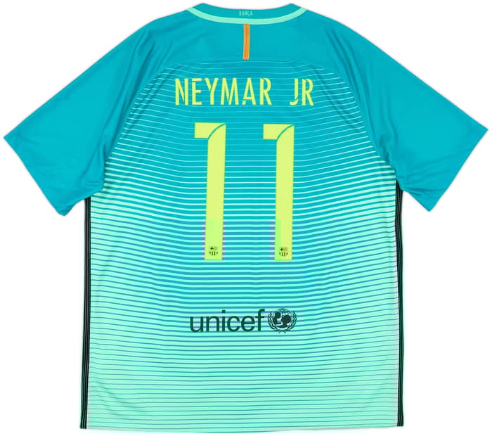 2016-17 Barcelona Third Shirt Neymar Jr #11 - 10/10 - (XL)