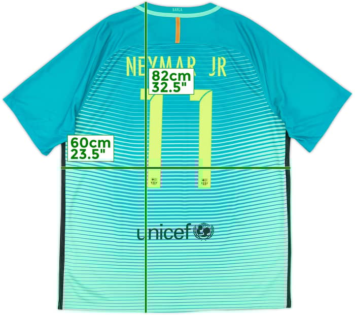 2016-17 Barcelona Third Shirt Neymar Jr #11 - 10/10 - (XL)