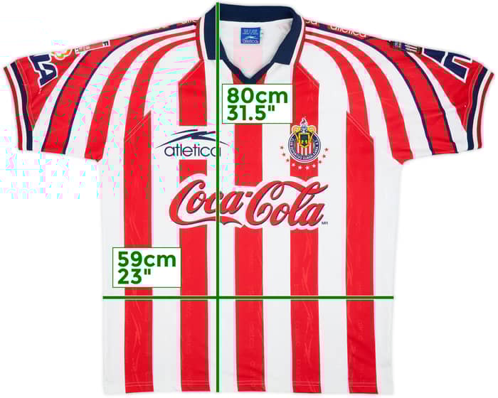 1998-99 Chivas Guadalajara Home Shirt - 9/10 - (L)