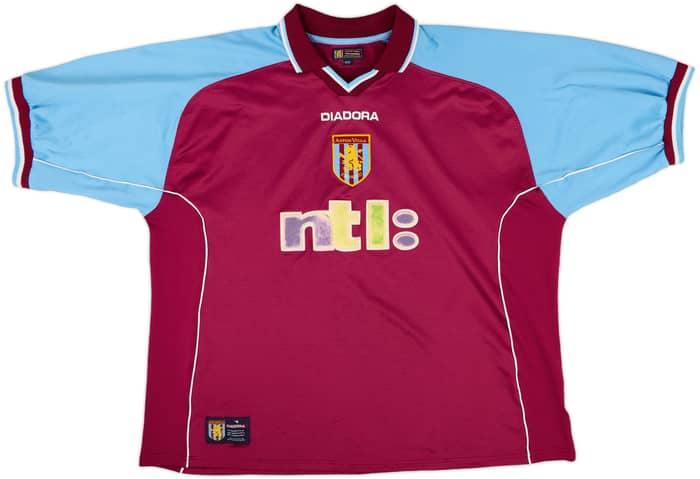 2000-01 Aston Villa Home Shirt - 5/10 - (XXL)