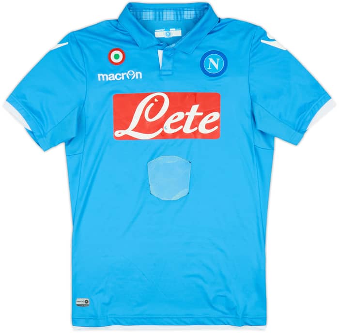 2014-15 Napoli Home Shirt - 4/10 - (L)