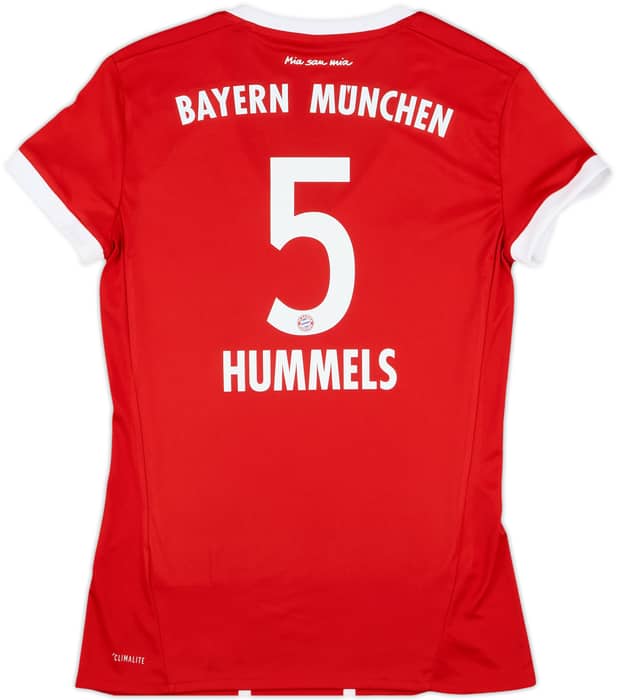 2017-18 Bayern Munich Home Shirt Hummels #5 - 9/10 - (Women's S)