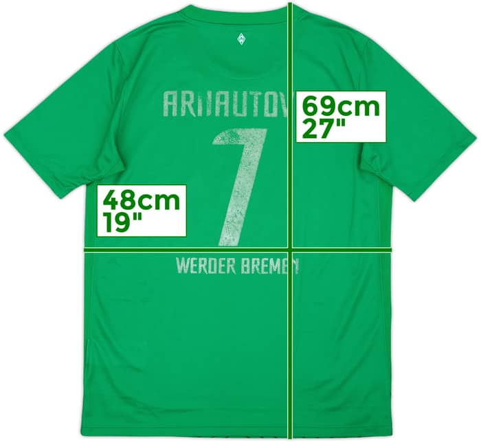 2011-12 Werder Bremen Home Shirt Arnautovic #7 - 4/10 - (XL.Boys)