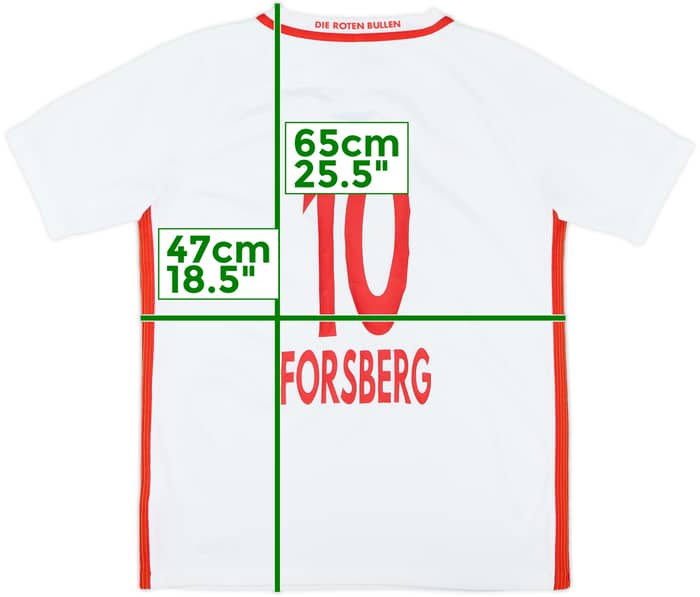 2016-17 RB Leipzig Home Shirt Forsberg #10 - 6/10 - (XL.Boys)